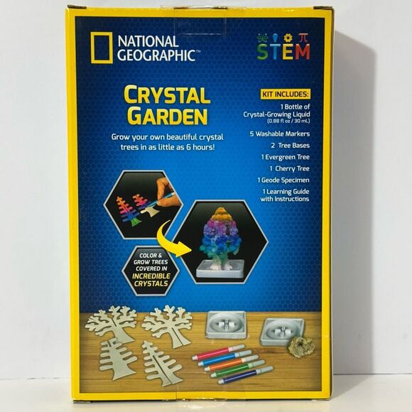 National Geographic Crystal Garden Growing Kit STEM - Picture 3 of 11